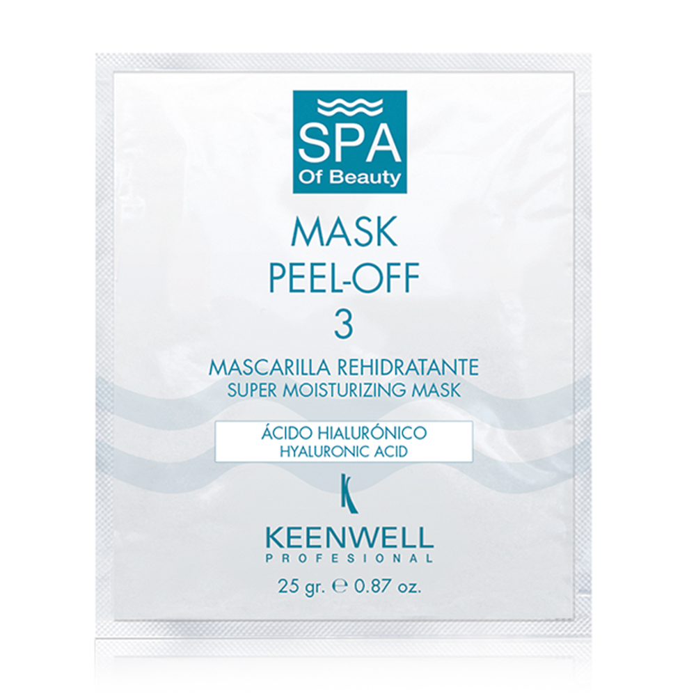 Уцінка! Суперзволожувальна спа-маска для обличчя Keenwell SPA of Beauty-Mask Peel-Off 3, 25 г